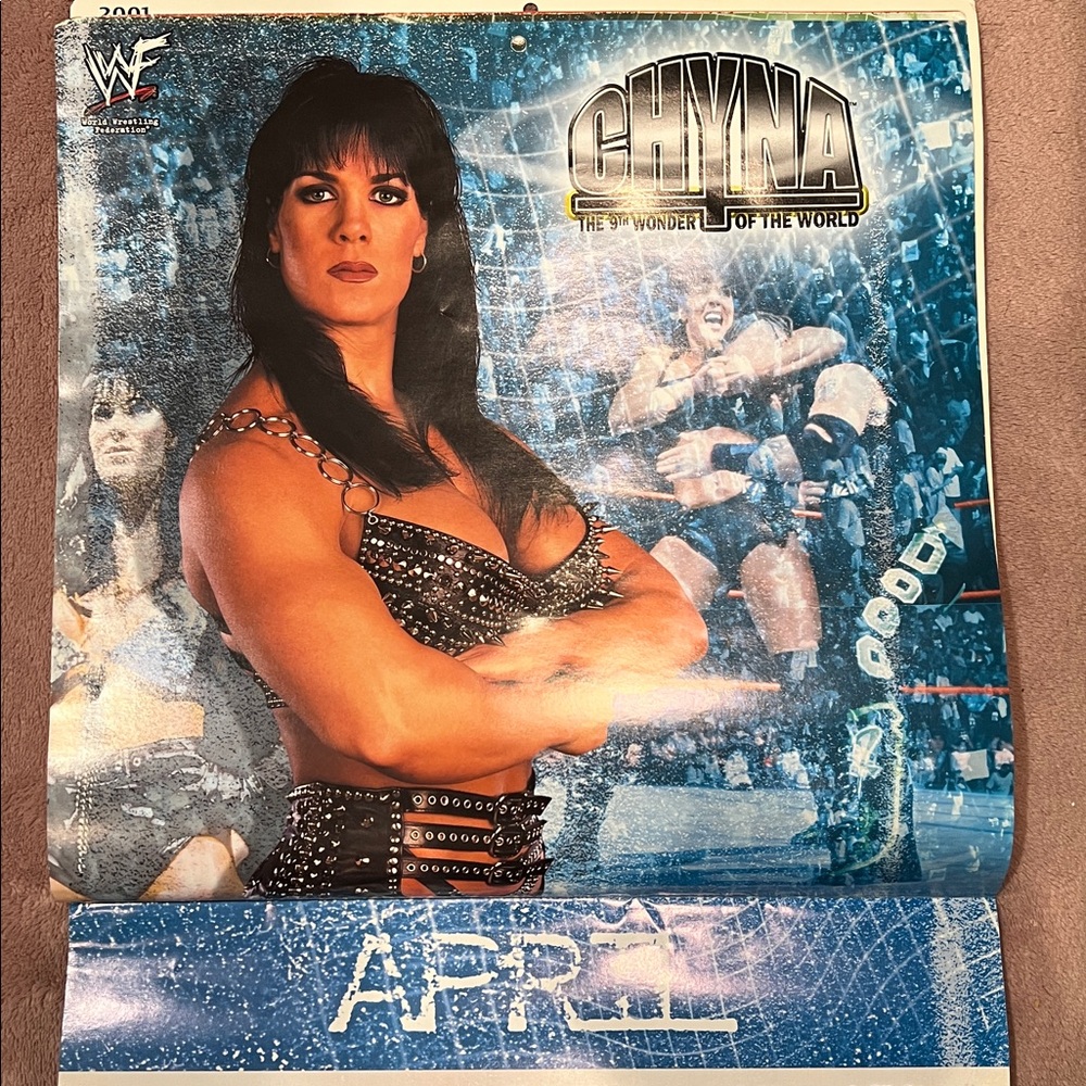 Vintage WWF World Wrestling Federation 16- Month Calendar 2001 - Picture 5 of 13